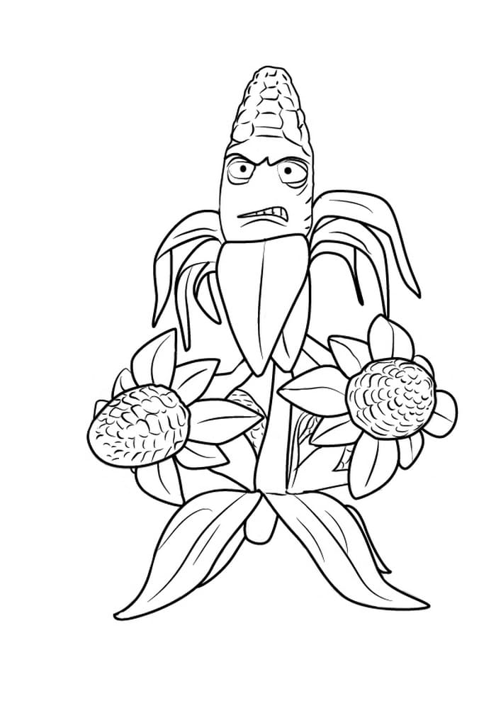 plants vs zombies garden warfare coloring pages