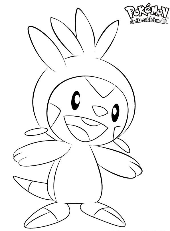 pokemon coloring pages chespin