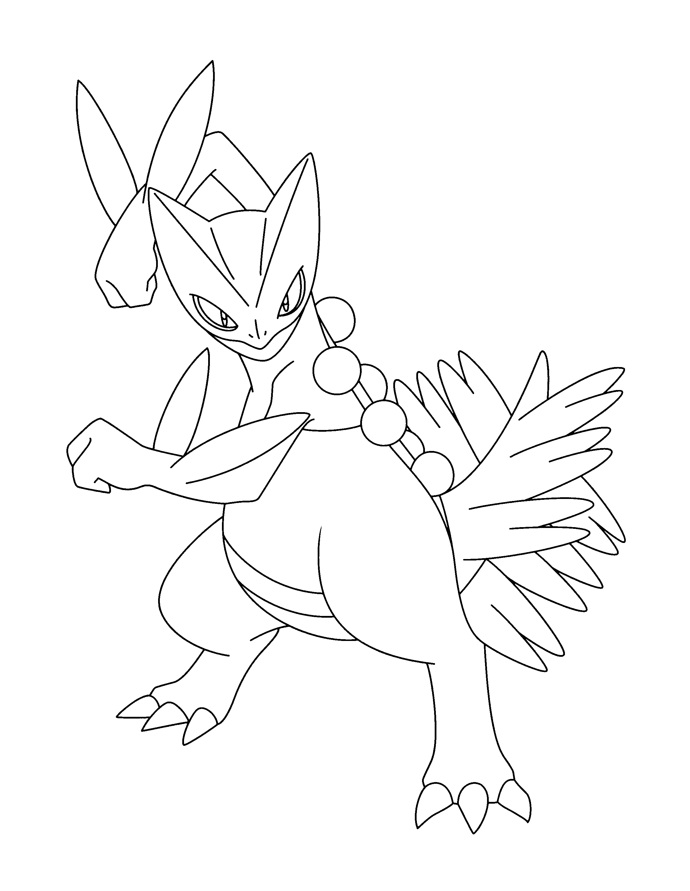 pokemon sceptile coloring pages