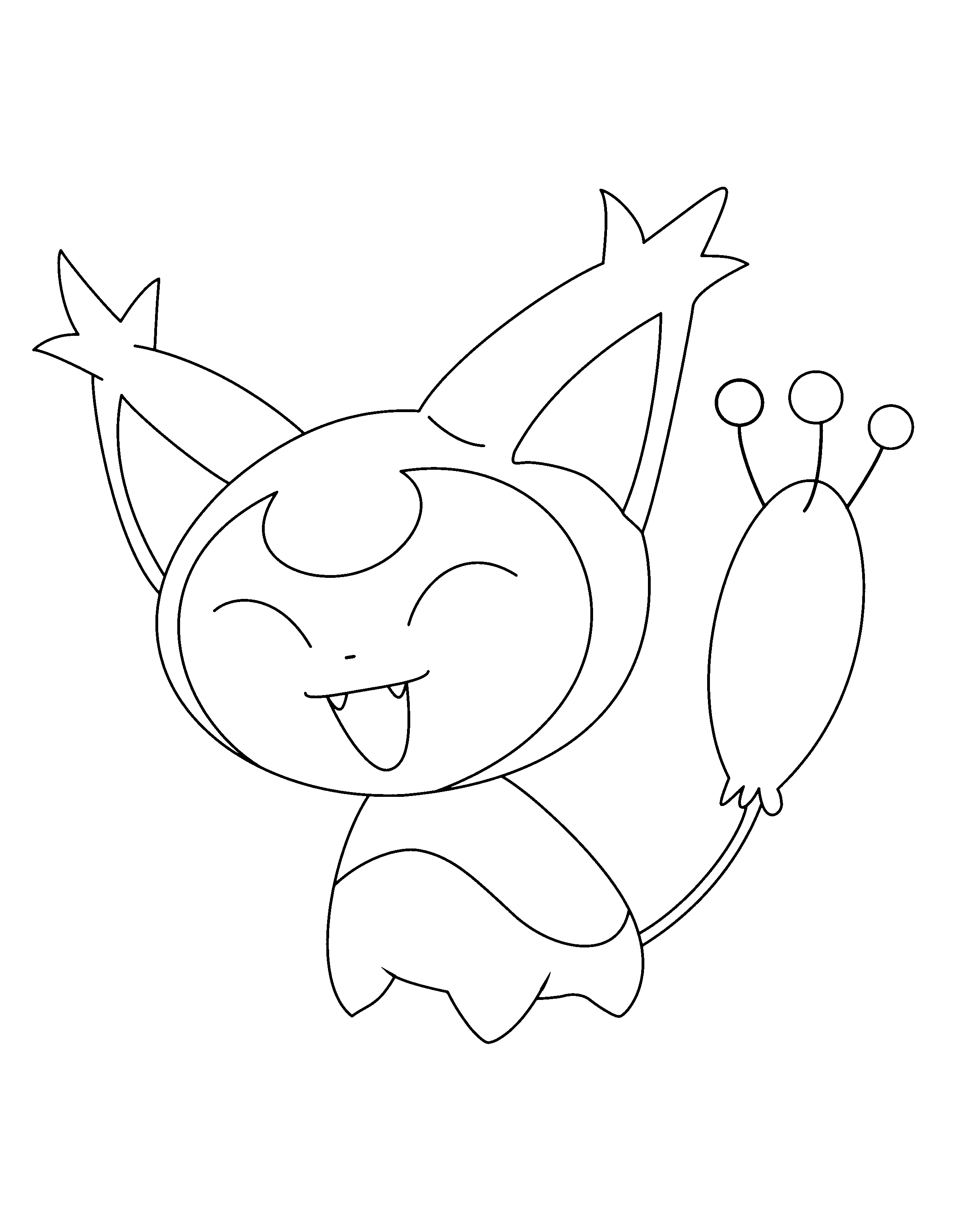 pokemon skitty coloring pages