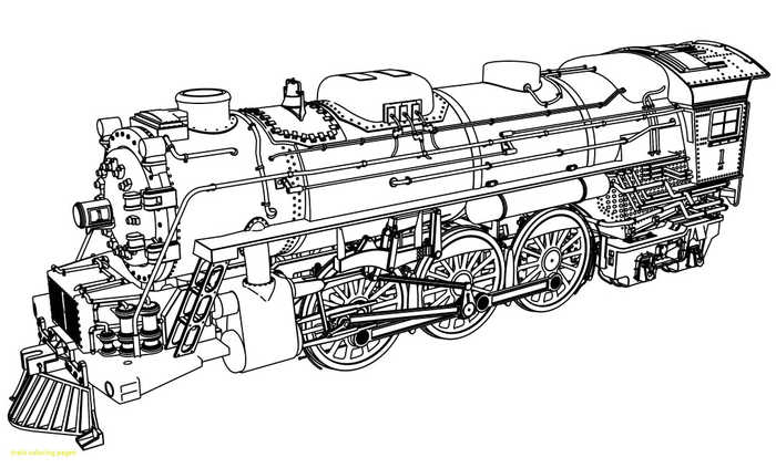 Polar Express Train Coloring Page