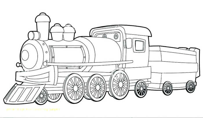 Polar Express Train Free Coloring Pages