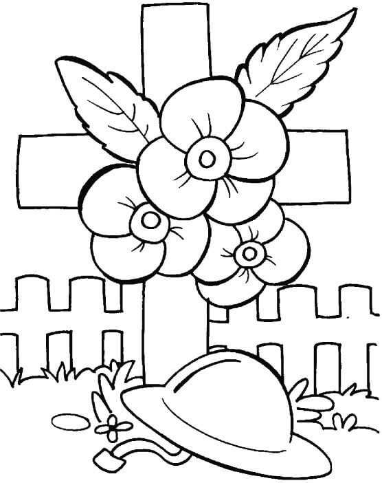 Poppy Day Coloring Pages