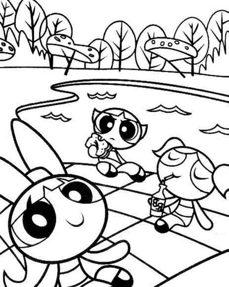 Powerpuff Girls Coloring Pages Bliss