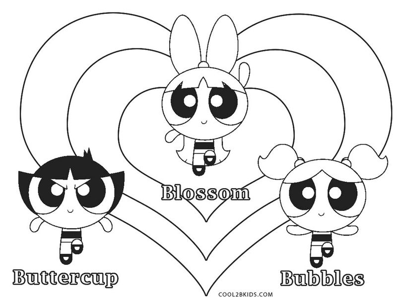Powerpuff Girls Coloring Pages Online