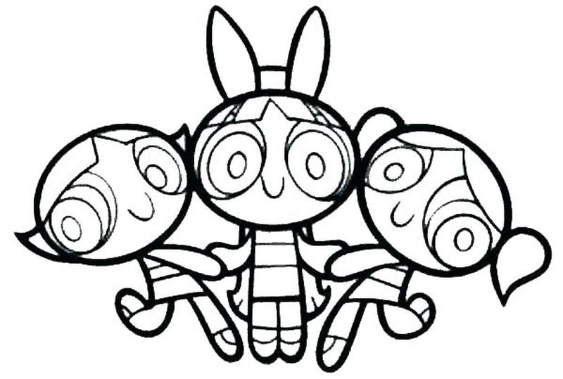 Powerpuff Girls Coloring Pages Printable