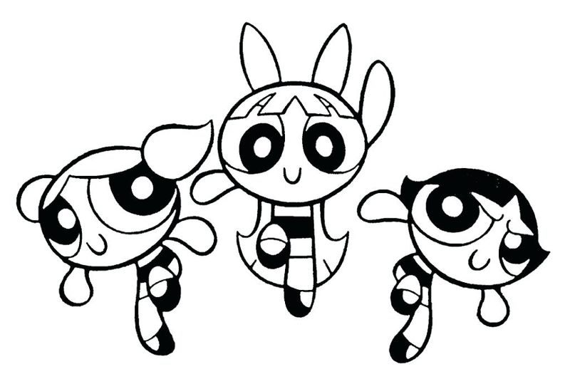Powerpuff Girls Coloring Pages Printables
