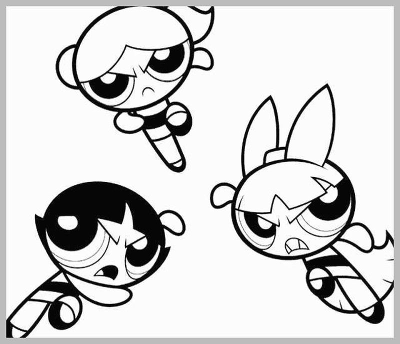 Powerpuff Girls Coloring Pages To Print