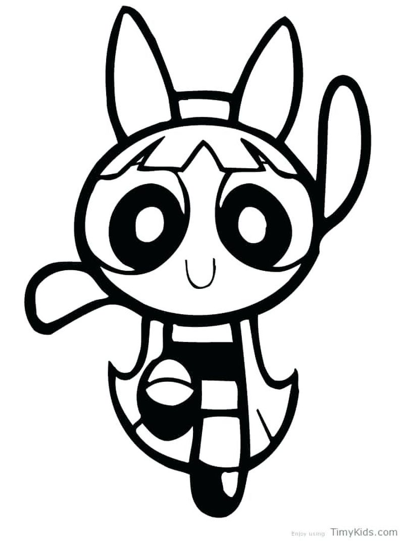 Powerpuff Girls Z Coloring Pages
