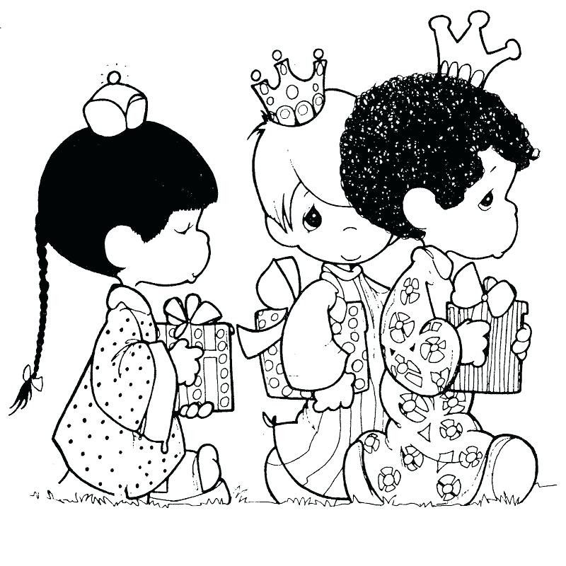 Precious Moments Boy And Girl Coloring Pages