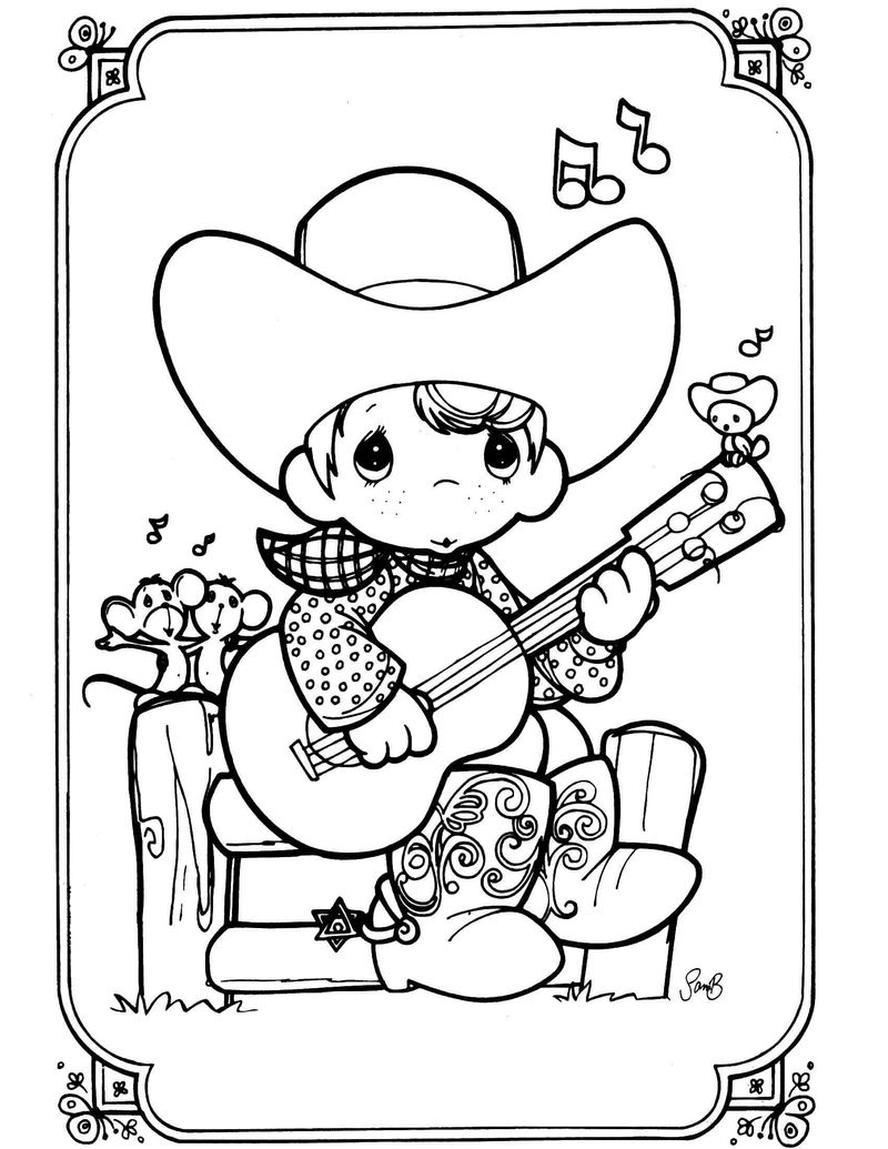Precious Moments Coloring Book Pages To Print