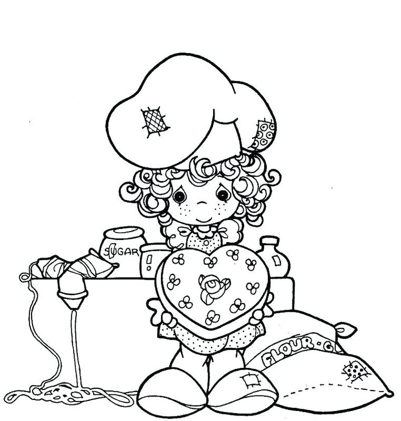 Precious Moments Coloring Pages Baby