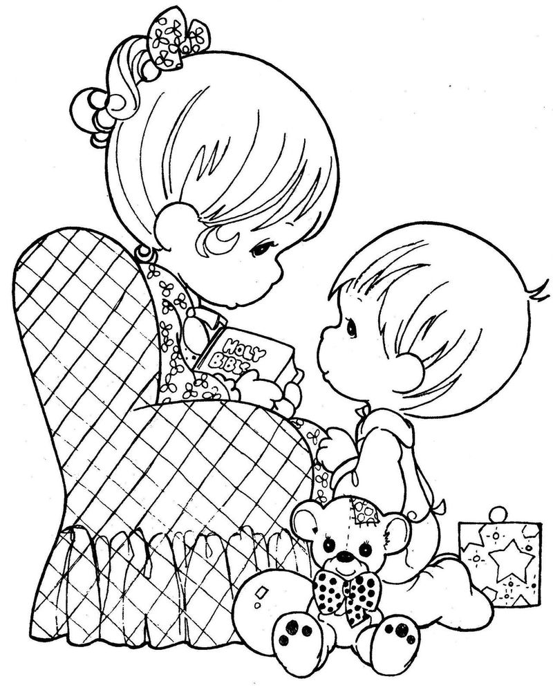 free precious moments coloring pages online