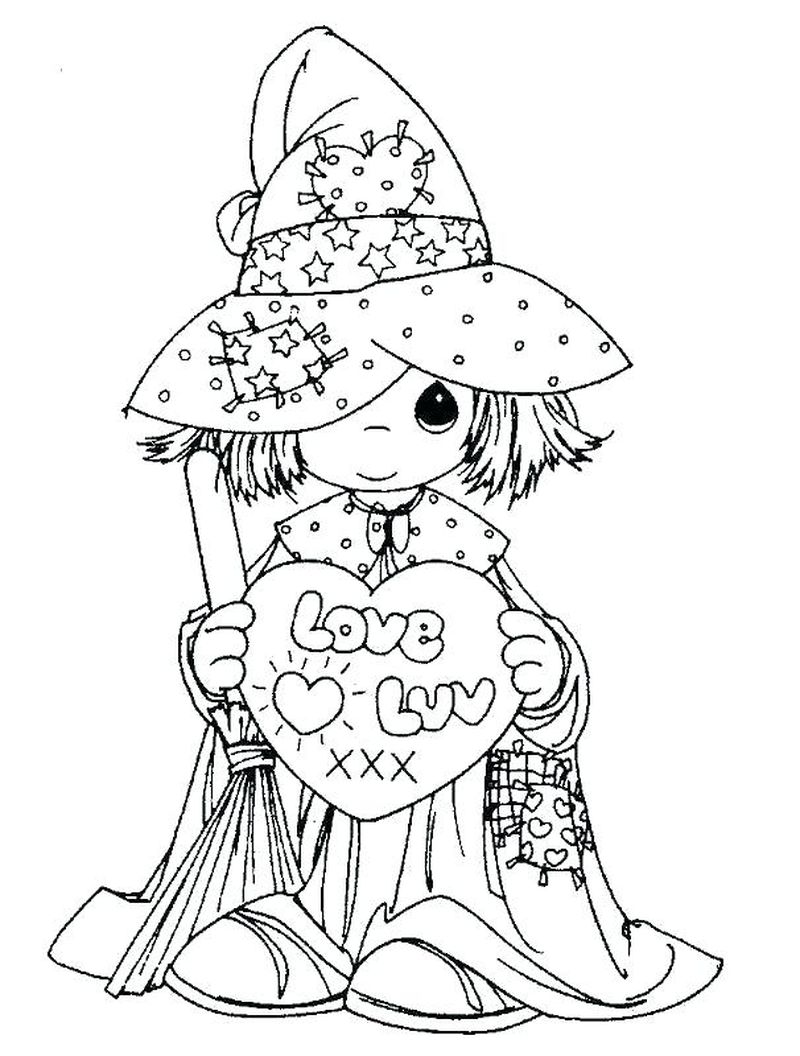 Precious Moments Family Coloring Pages