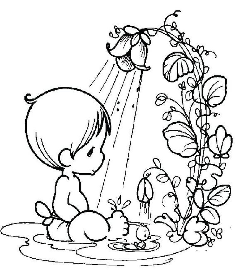 Precious Moments Friends Coloring Pages
