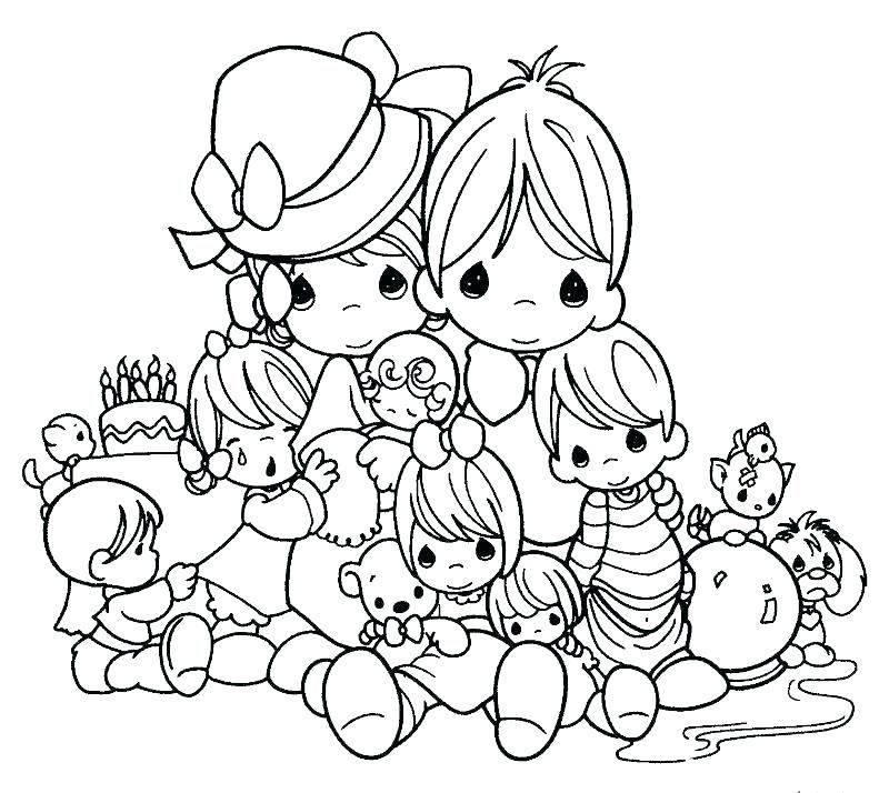 Precious Moments Love Coloring Pages