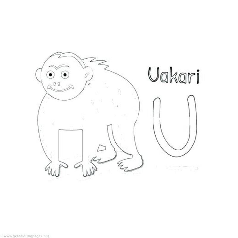 Preschool Alphabet Coloring Pages