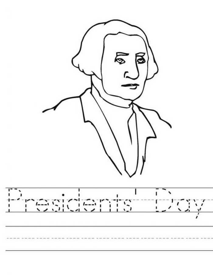 Presidents Day Writing Worksheet