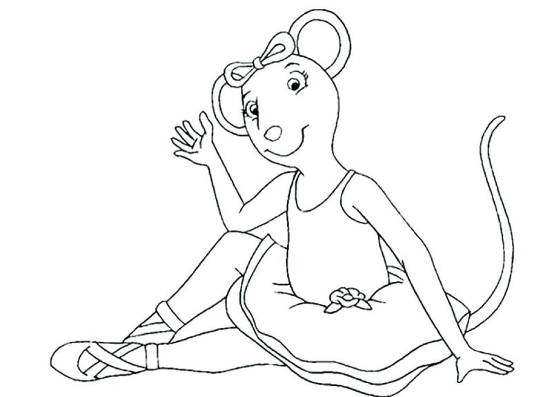 Princess Ballerina Coloring Pages