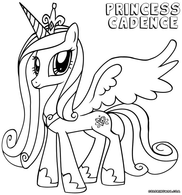 Princess Cadence Mlp Coloring Pages