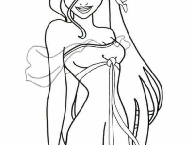 Princess Coloring Pages Giselle