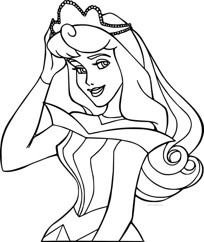 Princess Coloring Pages Sleeping Beauty