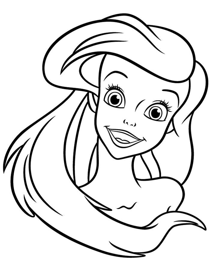 Princess Coloring Pages Spotlight Best Kids Little Mermaid Ariel
