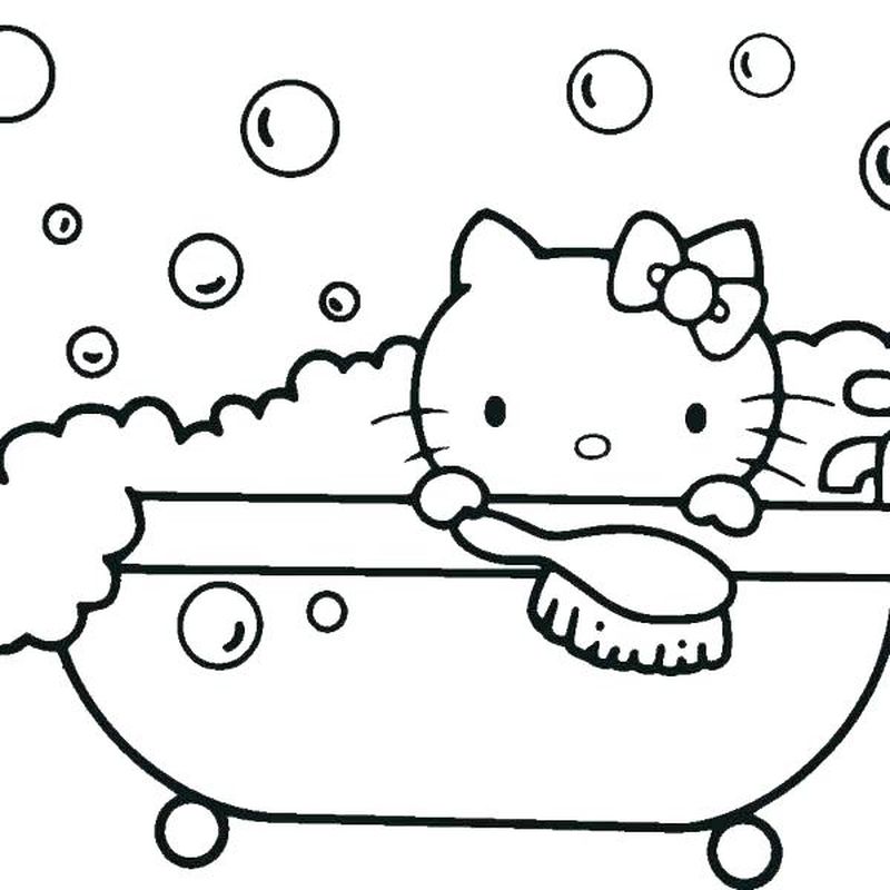 Princess Kitty Coloring Pages