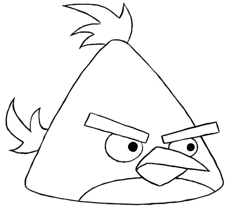 Print Angry Birds Coloring Pages
