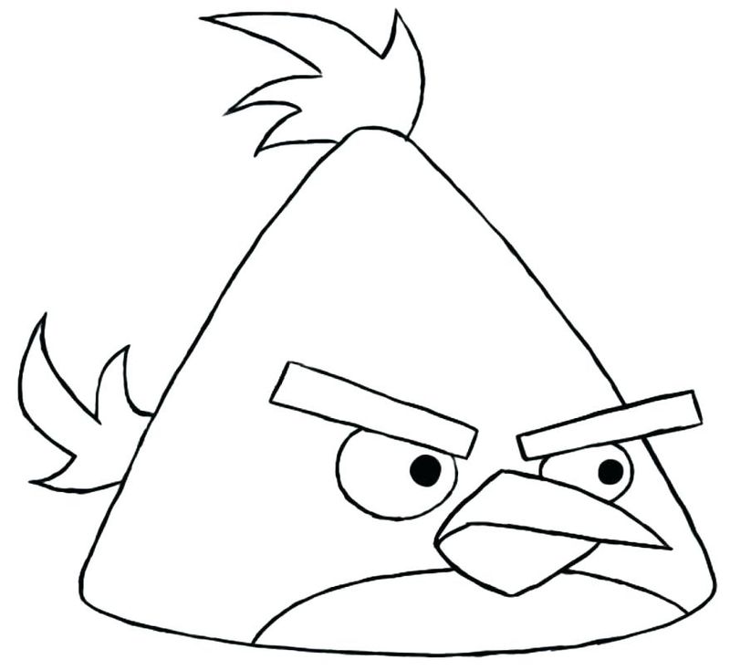 Angry Birds Coloring Pages PDF - Coloringfolder.com