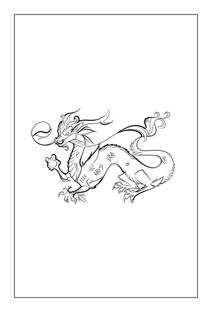 Print Dragon Coloring Pages