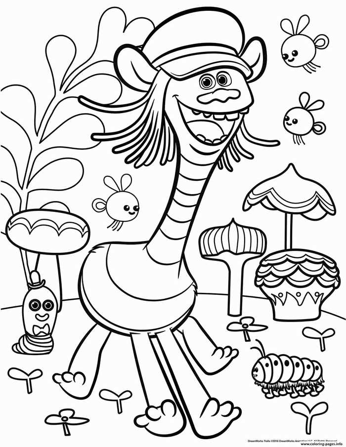 Print Free Trolls Coloring Pages