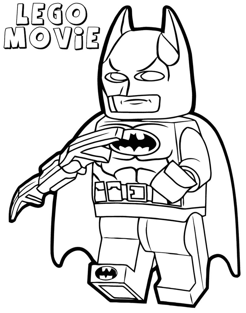Print Lego Batman Movie Coloring Pages