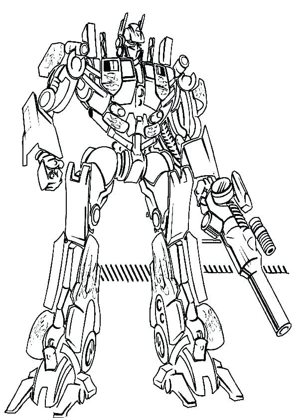 printable coloring pages optimus prime