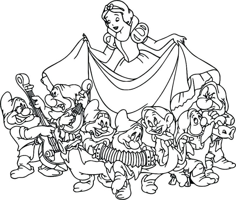 Print Snow White Coloring Pages