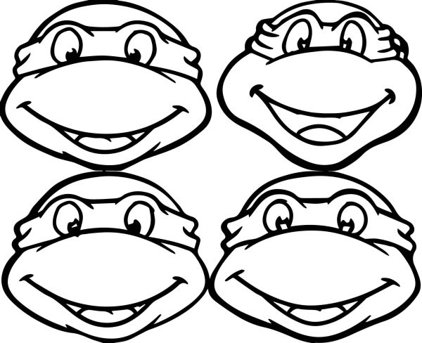 Print Teenage Mutant Ninja Turtles Coloring Pages