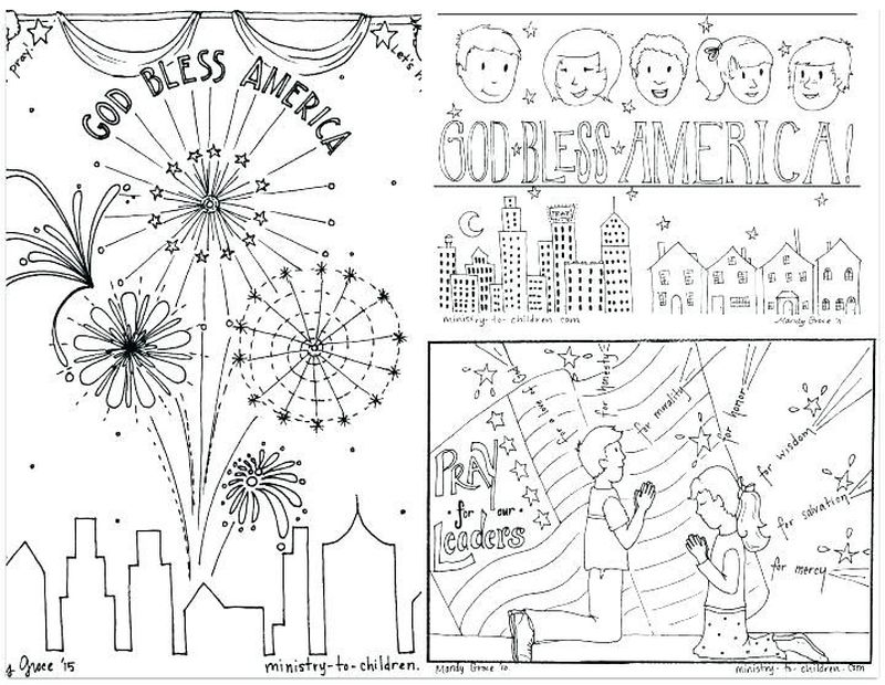 Printable 4th Of July Coloring Pages