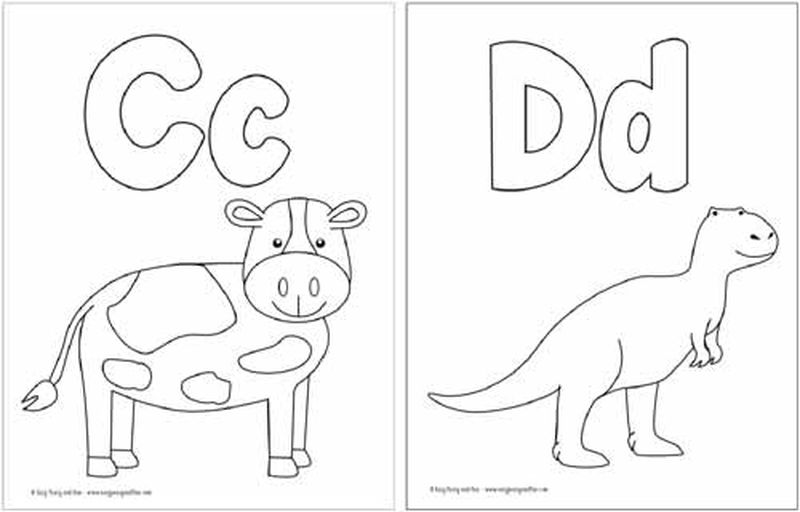 Printable Alphabet Coloring Pages For Toddlers