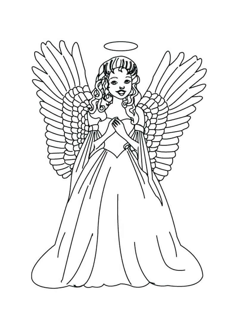 Printable Angel Coloring Pages