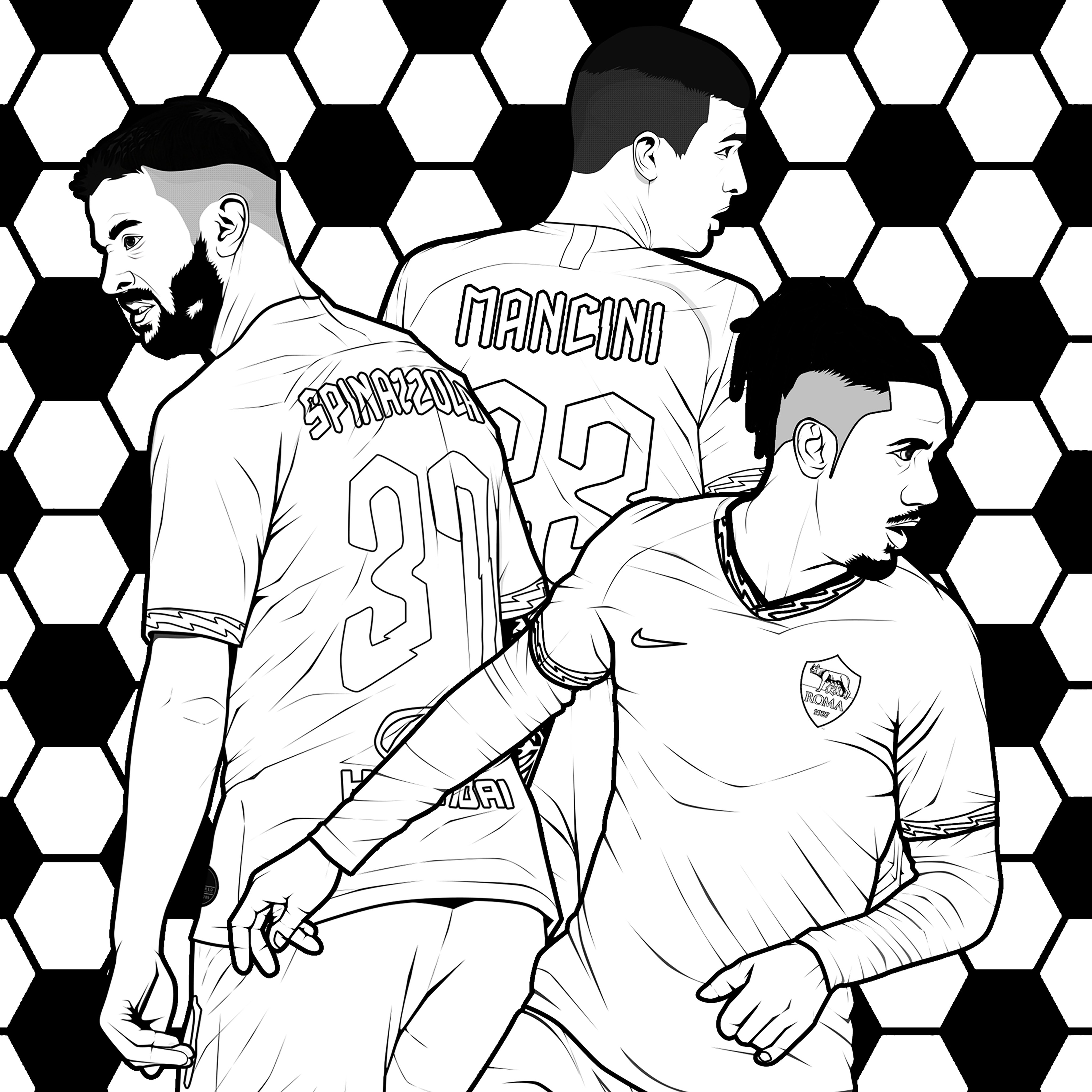 printable as roma coloring pages