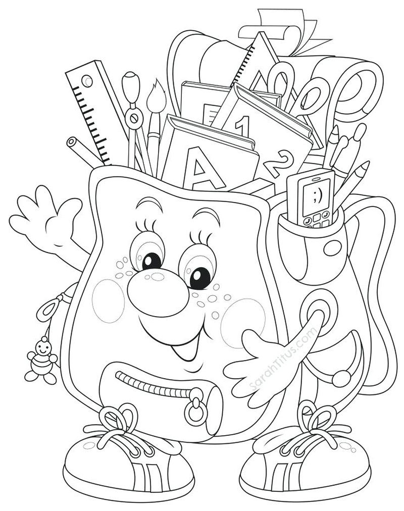 Printable Back To School Coloring Pages For Kids