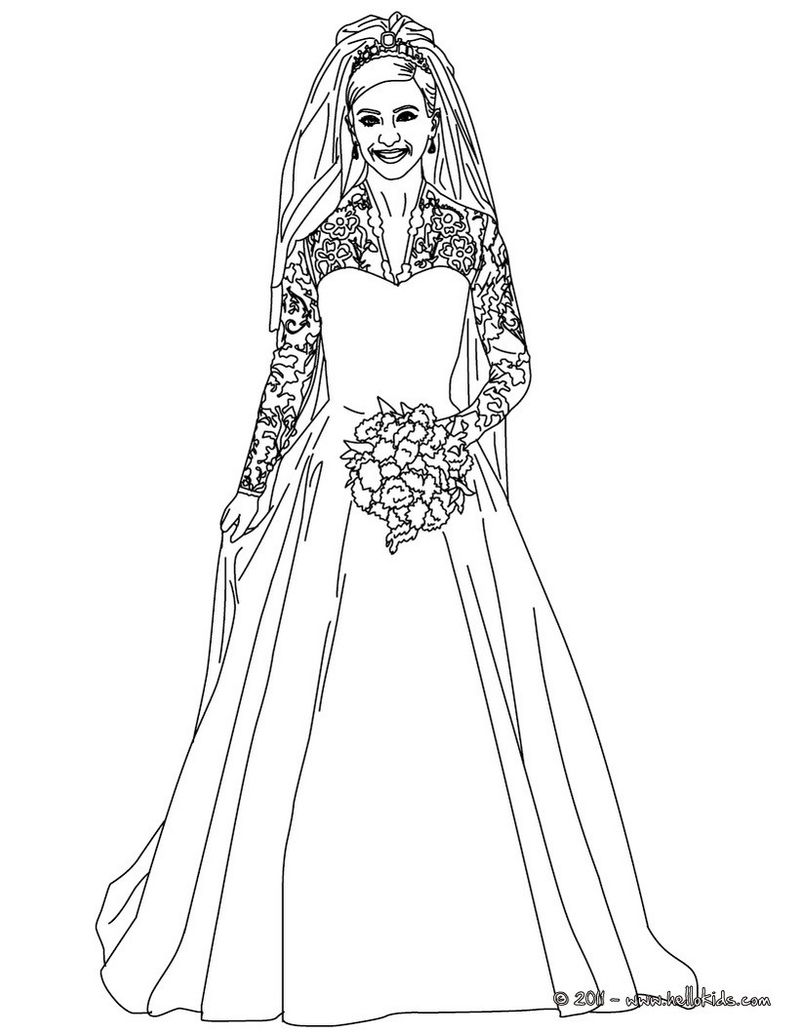 Best Wedding Coloring Pages Ideas PDF - Coloringfolder.com