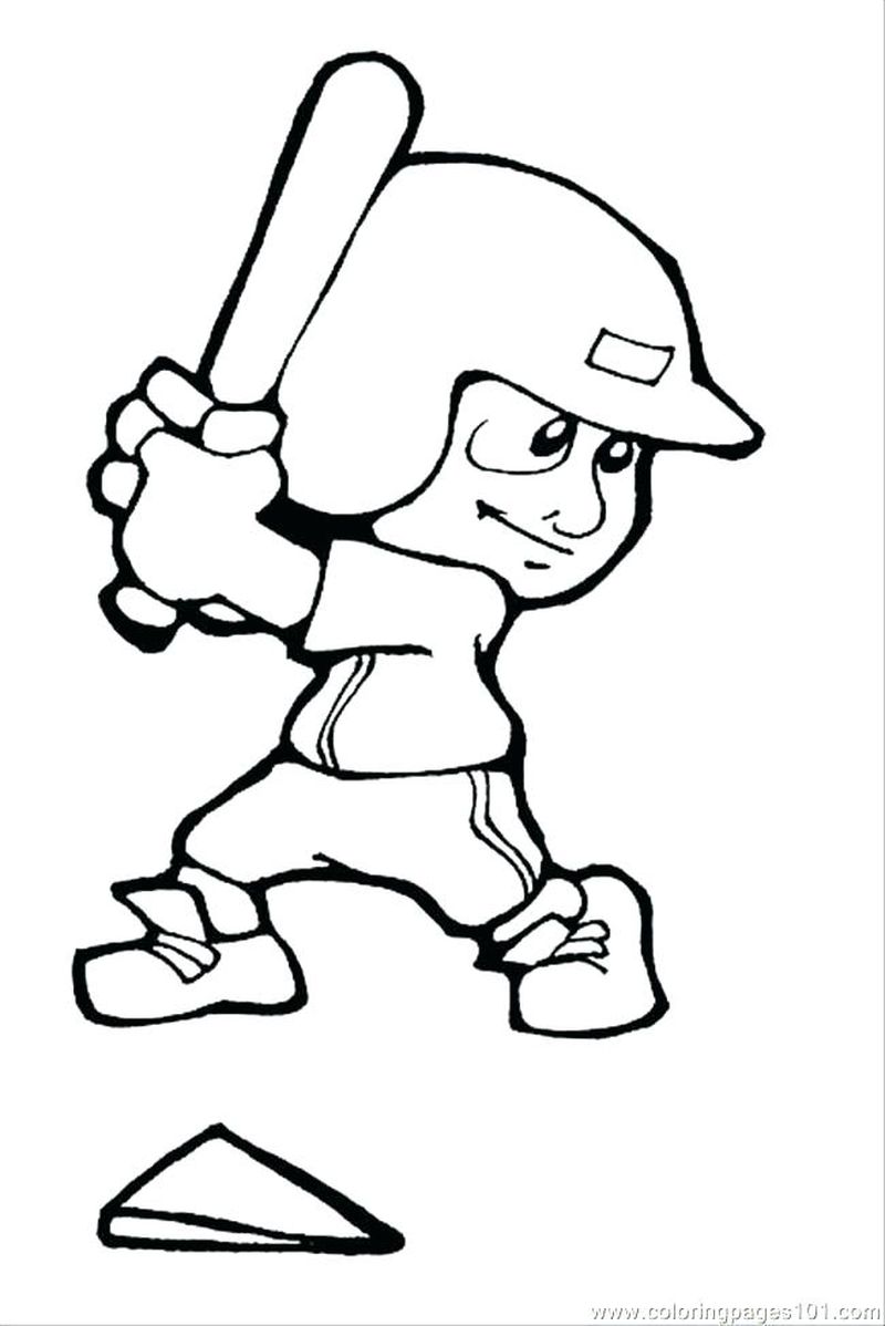 Free MLB Baseball Coloring Sheets