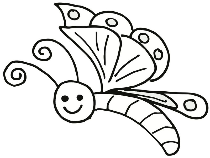 Printable Butterfly Coloring Pages