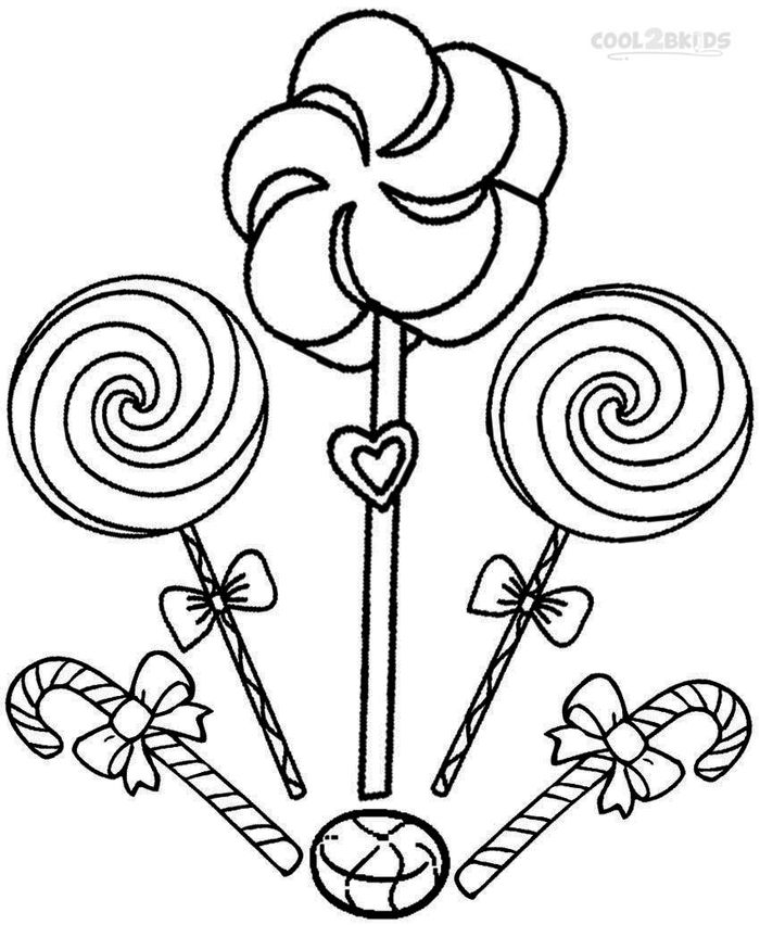 Printable Candy Coloring Pages