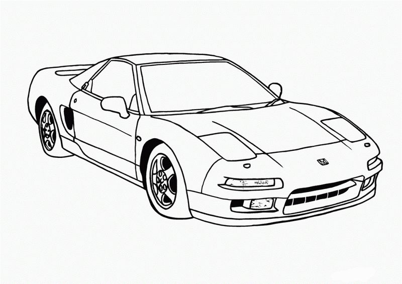 Printable Car Coloring Pages