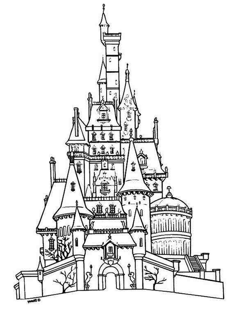Printable Castle Coloring Pages