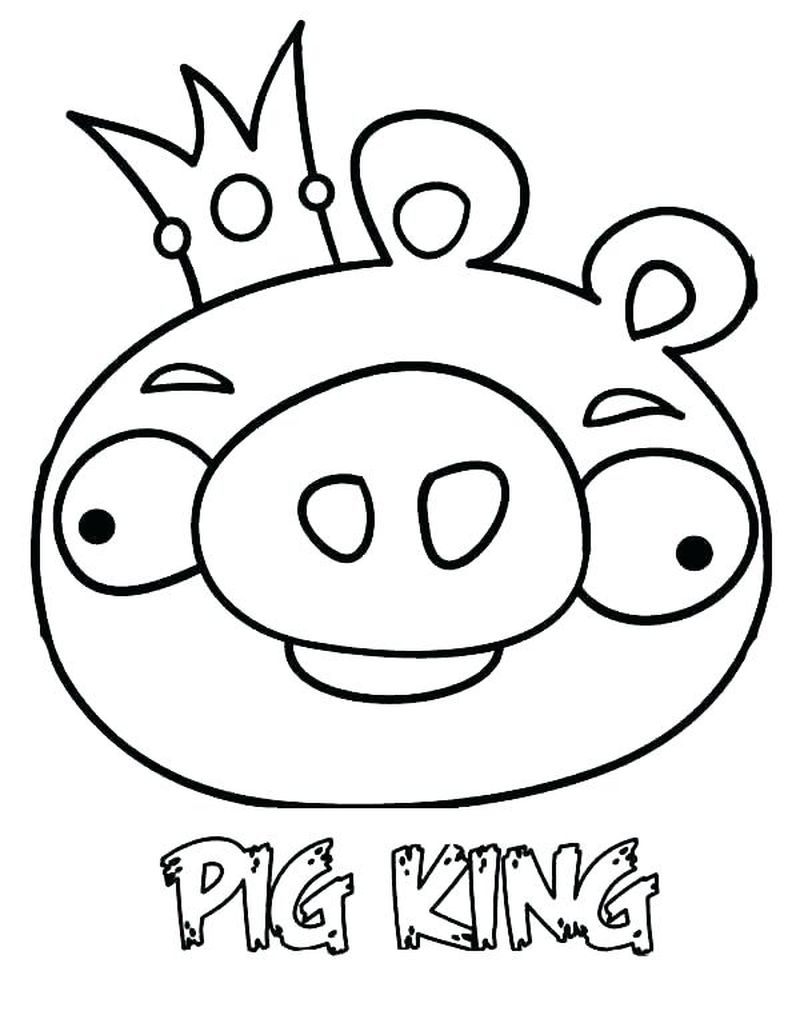 Printable Coloring Pages Of Angry Birds