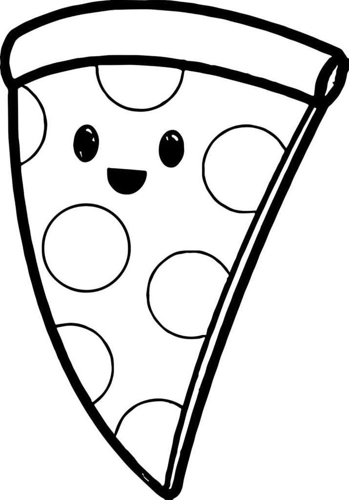 Printable Coloring Pages Pizza