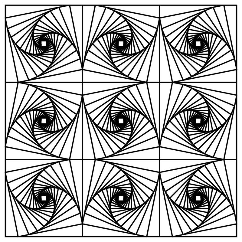 Printable Geometric Coloring Pages